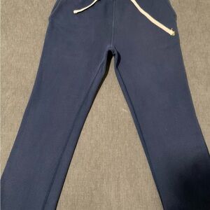 Polo by Ralph Lauren Blue Sweatpants with Straight Leg Design